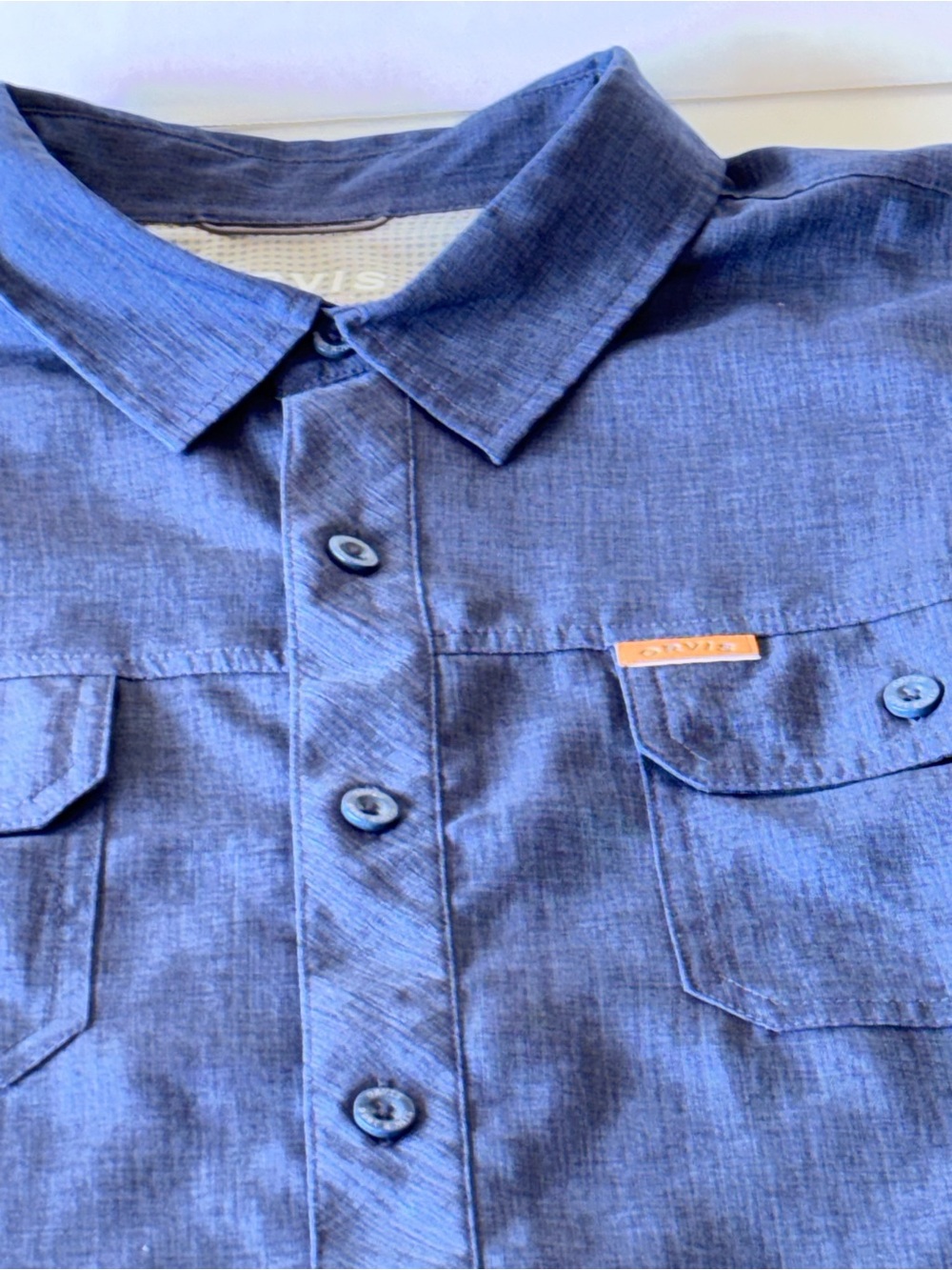 Olivers Men’s Blue Button-Up Shirt XXL